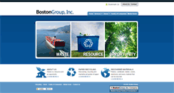 Desktop Screenshot of bostongroupwaste.com